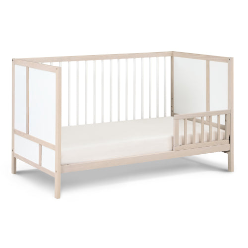3-in-1 Crib in Washed Natural/White