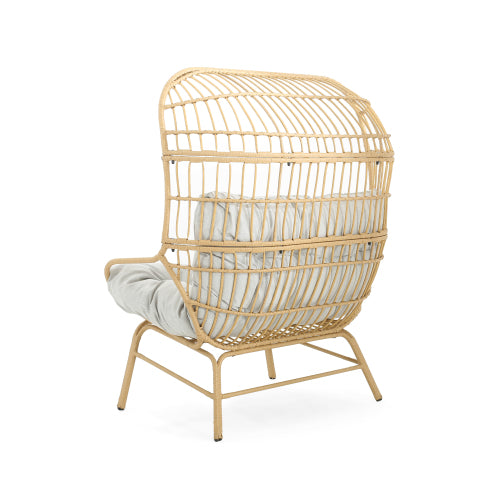 Palos Outdoor Wicker Loveseat - Light Brown