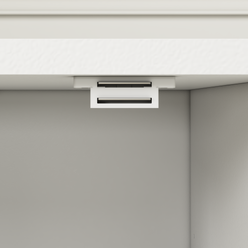 Sideboard Buffet Cabinet with Storage, Large Kitchen Storage Cabinet with 1 Drawer and 4 Doors, Modern Coffee Bar for Kitchen Dining Room, White