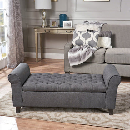 ARMED STORAGE BENCH