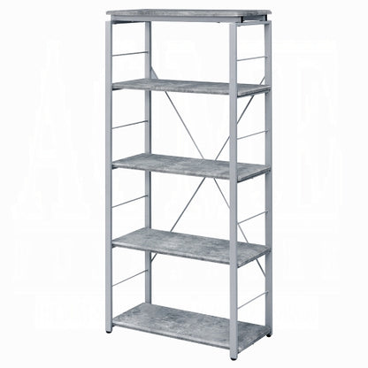 Metal Shelving Unit Bookshelf 1pc Home Office Furniture Wooden Storage Rack Shelves