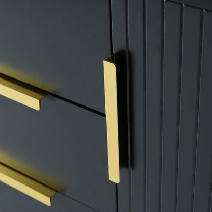 36'' Wall Mounted Bathroom Vanity with Resin Sink, Floating Bathroom Storage Cabinet with 2 Drawers, Solid Wood Bathroom Cabinet (Same as N710S236003B)