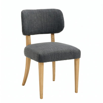 Wooden Dining Chairs Set of 2, Modern Fabric Upholstered Dining Room Chair Kitchen Chairs, Farmhouse Dinner Chair for Kitchen Dining Room
