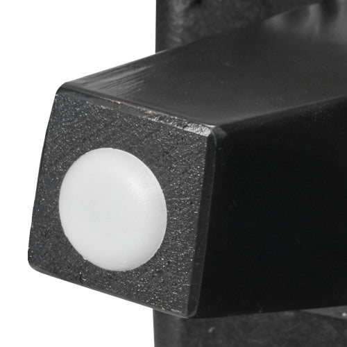 Button-Tufted Storage Ottoman Bench PU Leather Bench with Wood Legs Black