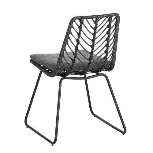 DEJA CHAIR,2PCS with 2 Cushions,Gray