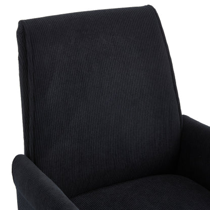 Mid-back liftable office chair, striped fabric, and ergonomically designed, is an excellent choice for working, studying or relaxing. The mid-back design provides a better sitting experience.Black