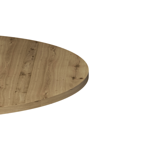 31.5 Inch Small Round Dining Table, Brown