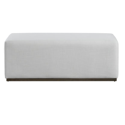 Modern Ottoman Footstool Upholstered Accent Stool for Living Room Bedroom