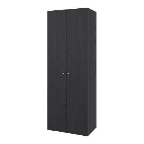 Armoire 66.9" H, 2 Doors, 4 Shelves, Black Wengue - Bedroom