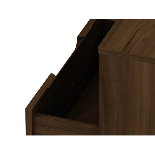 Chestnut Brown Mid-Century Modern Nightstand