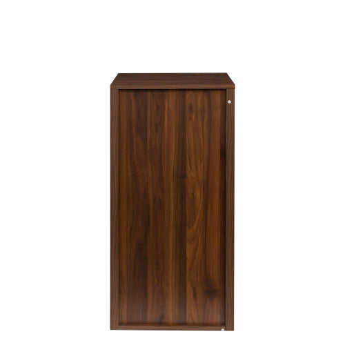 brown walnut color modular 32  wine bar cabinet Buffet Cabinet