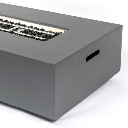 Concrete Propane/Natural Gas Fire Pit Table