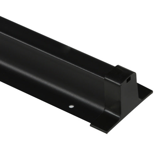 Outsunny 10ft Offset Patio Umbrella with Base, Double Top Hanging Aluminum Cantilever Umbrella with 360-degree Rotation, Easy Tilt, 8 Ribs, Crank, Cross Base, Cover, Strap, Coffee