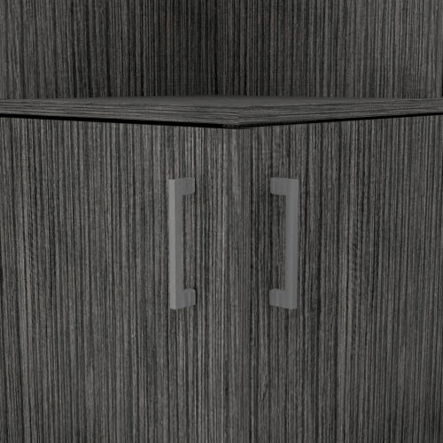 Bar Cabinet, Eight Bottle Cubbies, Two Large Open Shelves