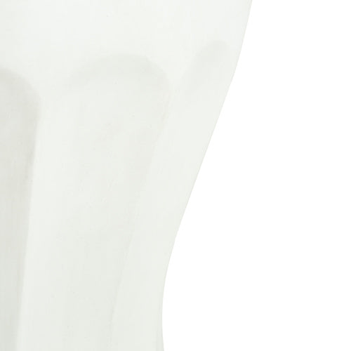 Outdoor Round Concrete Antique White Side Table,Living Room Mgo End Table