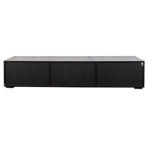 Wall Mount Floating Melamine TV Console Drop Down Hidden Cabinet Media Storage Shelf