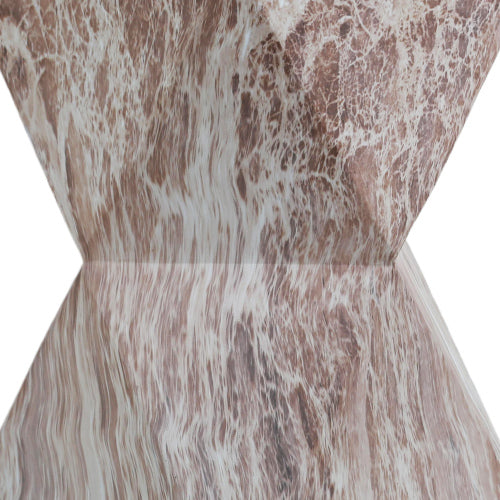 Cement Outdoor End Tables for Patio, GardenAccent Table Faux Terrazzo Accent Table, Modern Small Round Side Tablefor Outside, Tree Stump Garden Stool DrumTable indoor and Outdoor