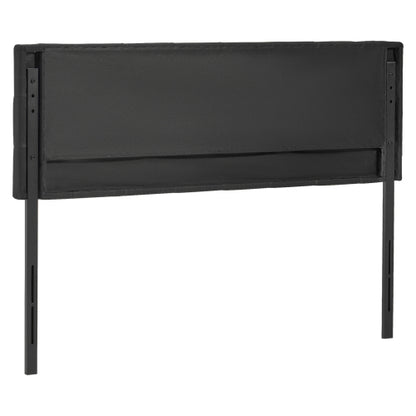 Headboard, Queen Size Headboard with Adjustable Height, Comfortable Diamond Tufted for Queen Size Bed, W62.2 x H(42.72-54.53) x D2.76 in, Ideal for Bedroom, Hotel, Homestay, Dormitory, Black