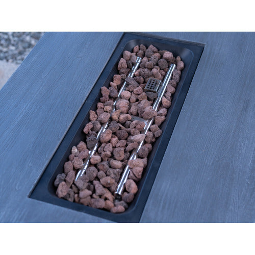 44" W x 25" H Outdoor Patio Propane Gas Fire Pit Table - 50,000 BTU High