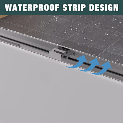 56-60"x58" Aluminum Frame Double Sliding Bathtub Screen, Bypass Bathroom Sliding Door with Premium 1/4" (6mm) Clear Tempered Glass, Chrome Hardware Sliding Glass Shower Enclosure,Chrome Finished