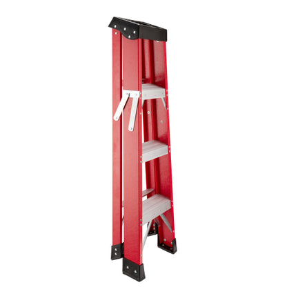 Fiberglass ladder, single-sided stepladder for electrical engineering ladder construction insulation ladder with a load capacity of 330 pounds