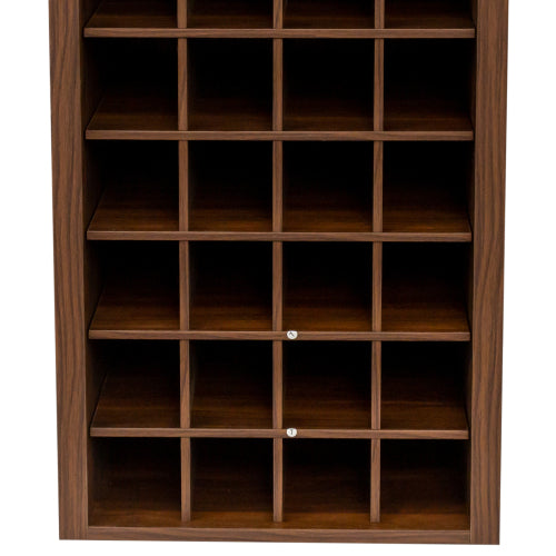 brown walnut color modular 32  wine bar cabinet Buffet Cabinet