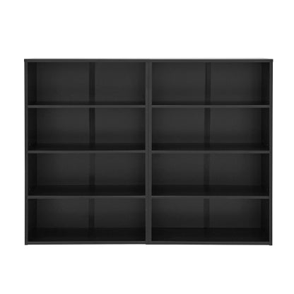 Detachable 8-Layer Adjustable CD DVD Storage Cabinet Multi-purpose Home Bookcase