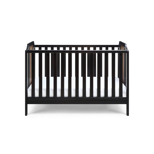 3-in-1 Convertible Crib Black/Brownstone