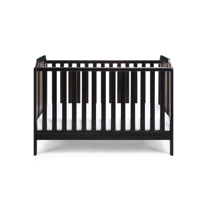 3-in-1 Convertible Crib Black/Brownstone