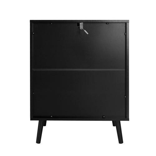 American Style 3 Drawer Cabinet with Pine Wood Feet