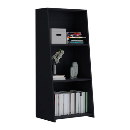 47 Inch High 3-Shelf Eco-Friendly Vertical Storage Bookcase