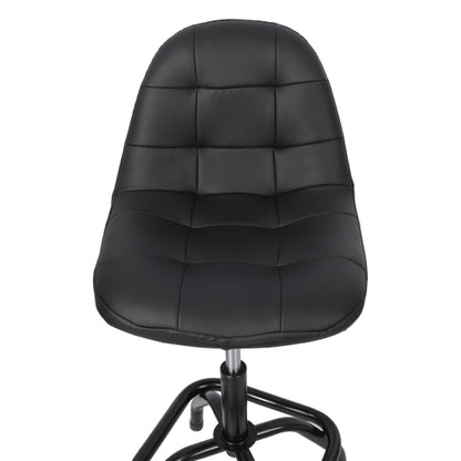 360° Swivel Adjustable Height Bar Stool with High Back Support, Modern Counter Stool for Bar, Shop, Kitchen