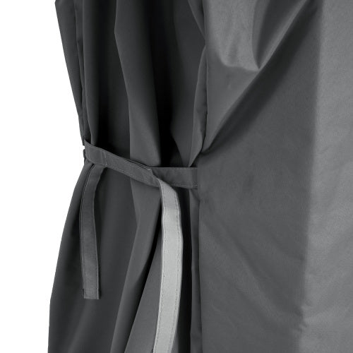 SHIELD PATIO OUTDOOR BBQ GRILL COVER, DARK GRAY