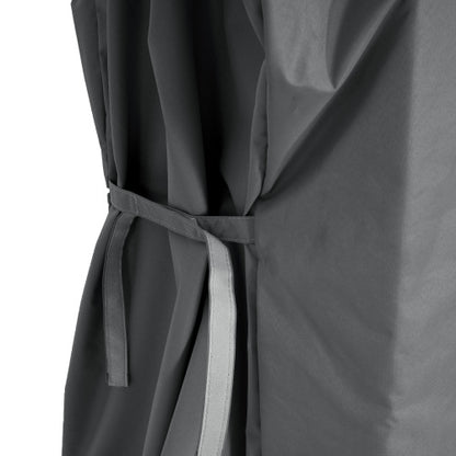 SHIELD PATIO OUTDOOR BBQ GRILL COVER, DARK GRAY