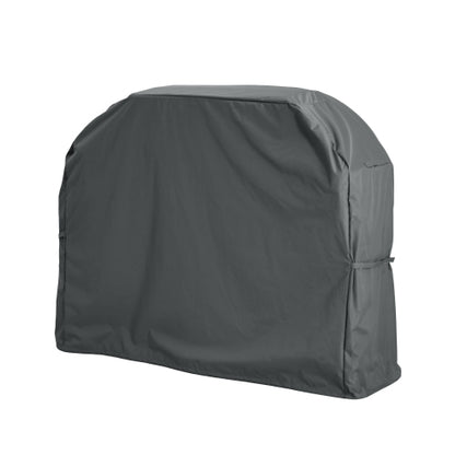 SHIELD PATIO OUTDOOR BBQ GRILL COVER, DARK GRAY