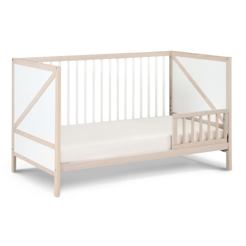 3-in-1 Crib in Washed Natural/White