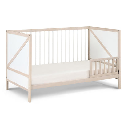 3-in-1 Crib in Washed Natural/White