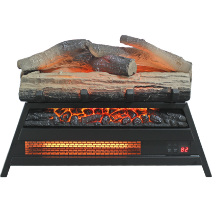23 inch Electric Fireplace 3D Log set insert, Infrared Fireplace Heater for Indoor