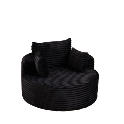 50"L Corduroy Sponge single sofa,No Assembly Required,Fluffy Modern Sleeper Chair for Living room, Bedroom, Lounge and Projection Room(Not a swivel chair.)