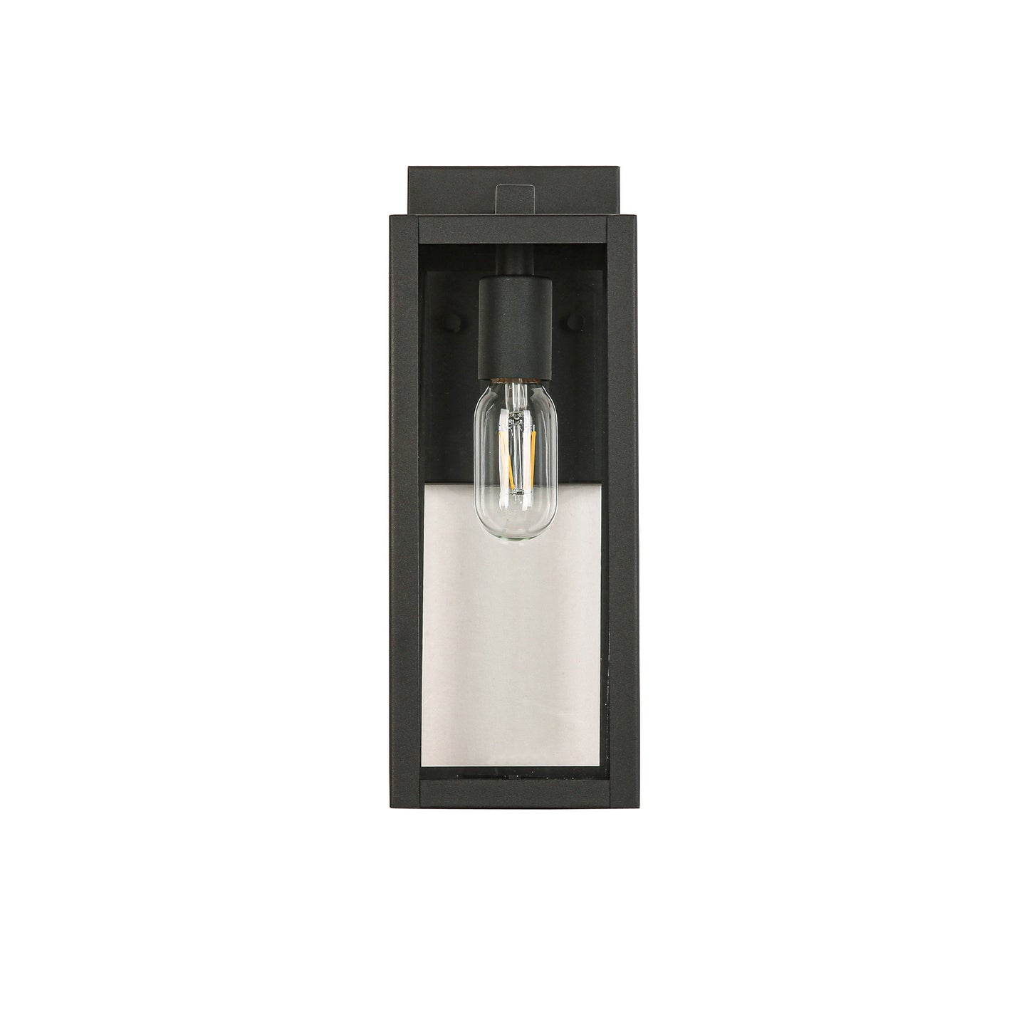 Wall Sconces 1-Light 13.75-in H Matte Black Dark Sky LED Outdoor Wall Light