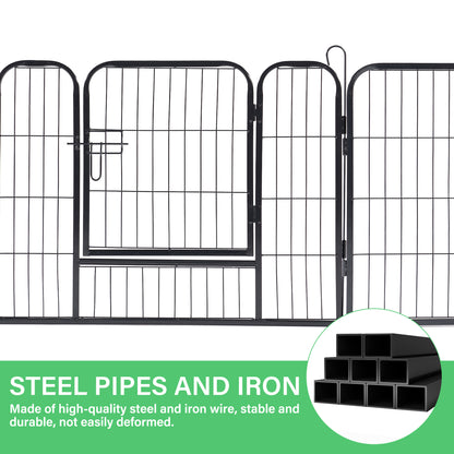Portable Outdoor Folding 16-panel Heavy Duty Metal Pet Playpen