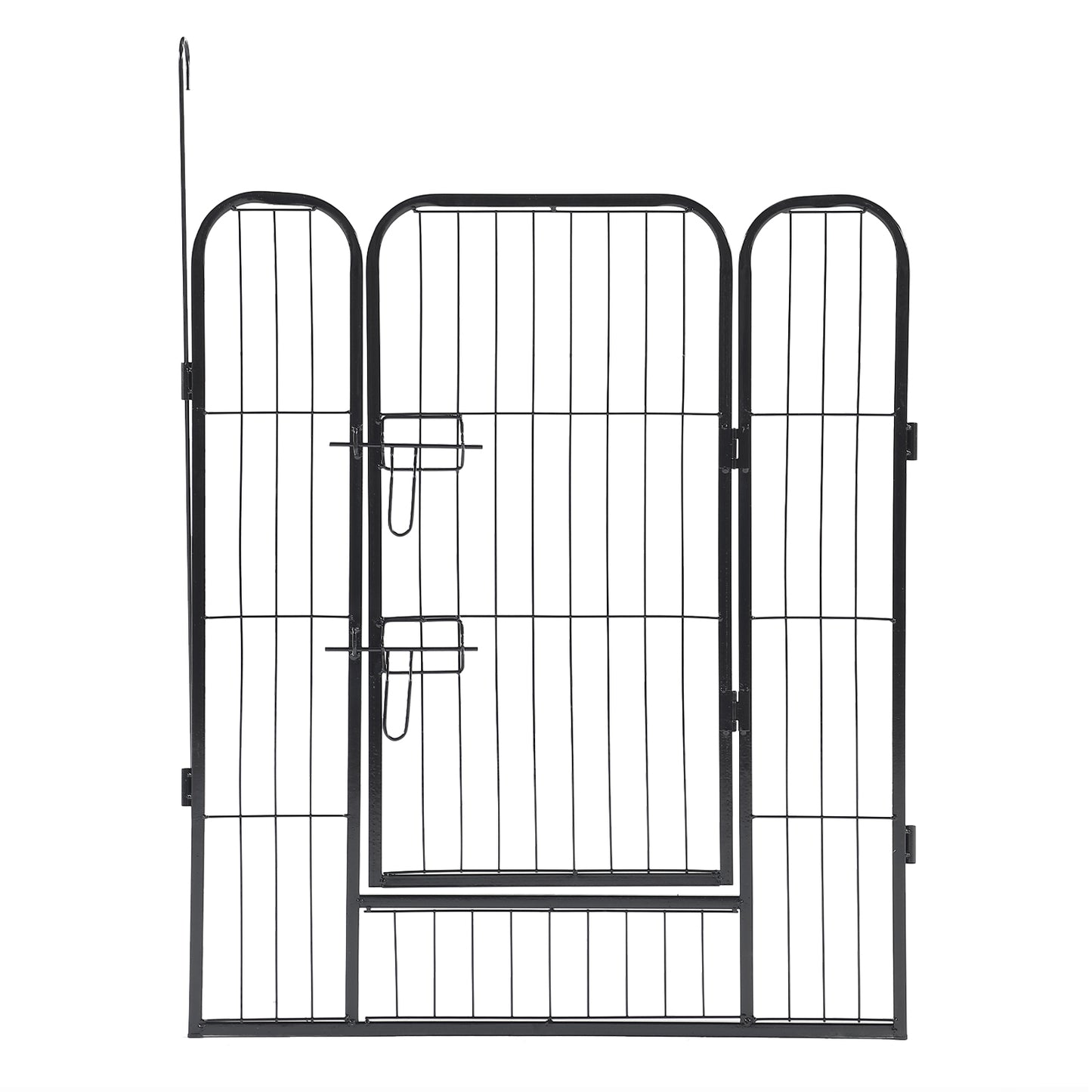 16-Panels Large Outdoor Indoor Iron Puppy Dog Fence Pet Dog Playpen