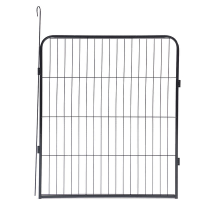 16-Panels Large Outdoor Indoor Iron Puppy Dog Fence Pet Dog Playpen