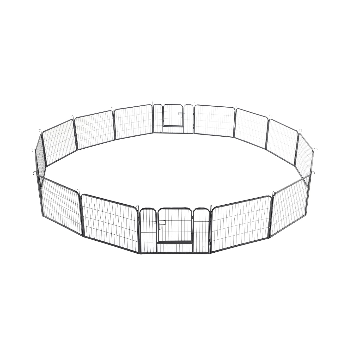 Portable Outdoor Folding 16-panel Heavy Duty Metal Pet Playpen