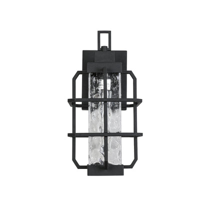 Outdoor Wall Light 1-Light 14.17-in H Matte Black Dusk to Dawn Led, Outdoor Wall Light