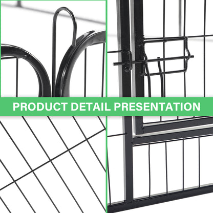 Portable Outdoor Folding 16-panel Heavy Duty Metal Pet Playpen