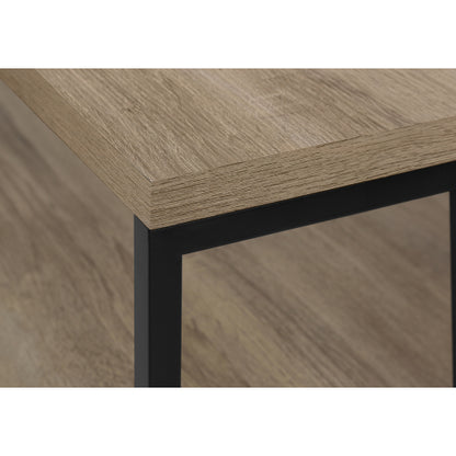 Brown 48 inch TV Stand with Drawers and Black Metal Frame