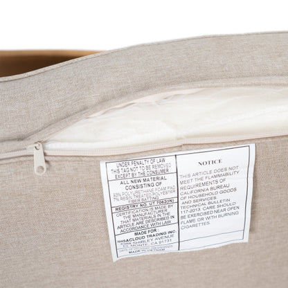 Mallorca Acacia Wood Club Chair With Seat Cushion, Set of 1