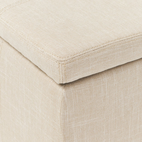 Upholstered Storage Ottoman, Solid Wooden Legs (old sku 57742.00LBE)