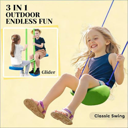 Outdoor Heavy Duty Swing Set,Metal Swing Set